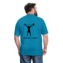 Load image into Gallery viewer, I&#39;m Fatherless But...T-Shirt (Men) Because I Can - turquoise
