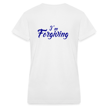 Load image into Gallery viewer, Women&#39;s Fatherless V-Neck T-Shirt I&#39;m Forgiving - white
