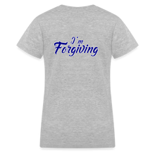 Load image into Gallery viewer, Women&#39;s Fatherless V-Neck T-Shirt I&#39;m Forgiving - gray
