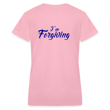 Load image into Gallery viewer, Women&#39;s Fatherless V-Neck T-Shirt I&#39;m Forgiving - pink
