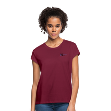 Load image into Gallery viewer, Women&#39;s Relaxed Fit T-Shirt - burgundy
