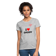 Load image into Gallery viewer, Women&#39;s T-Shirt &quot;I&#39;m A Daddy Less Daughter - heather gray
